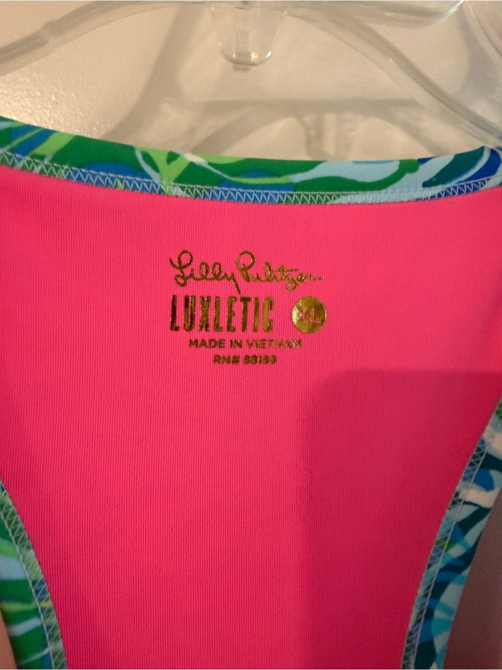 Lilly Pulitzer Tennis/Pickleball outfit - Bright Blue, Green & Pink - Picture 3 of 3